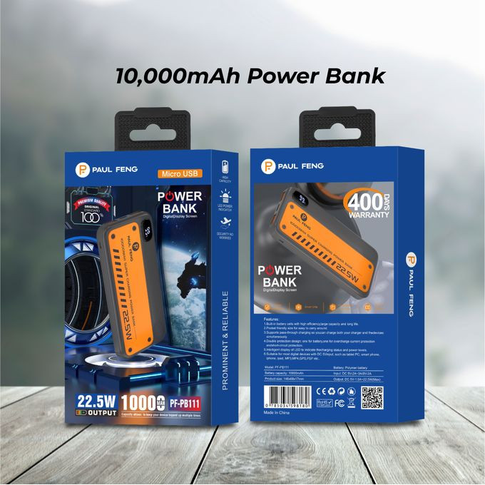 Paul Feng 10000mAh Power Bank PF-PB111